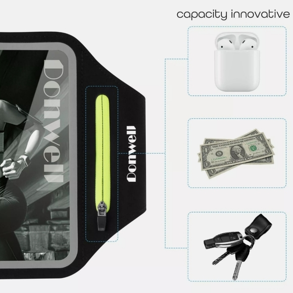 Donwell Smart phone armband holding case - Picture 3 of 6